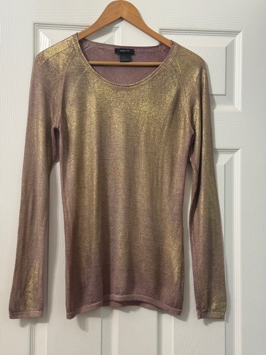 Avant Toi Tops - Avant Toi metallic cashmere/silk top